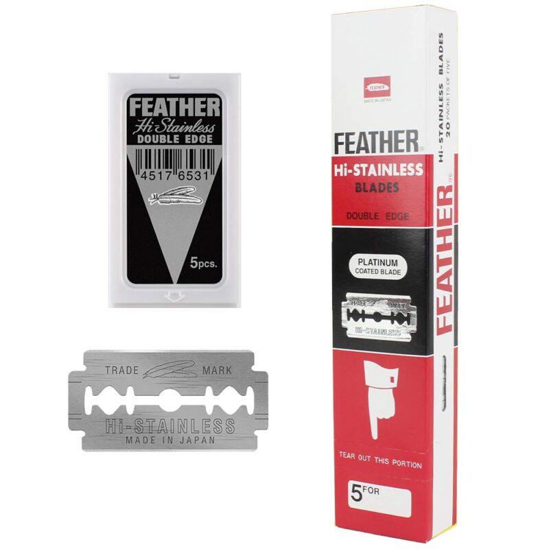 feather-hi-stainless-platinum-double-egde-100-blades